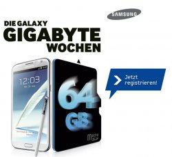 Samsung Galaxy Gerät kaufen und gratis Speicherkarte (4/8/16/32/64GB) bekommen.