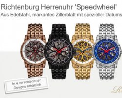 Richtenburg Speedwheel Herrenuhr in versch. Farben für nur 219,90€ [Idealo: 1550€] @shopping.de