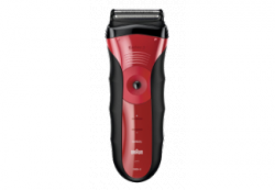 BRAUN Herrenrasierer Series 3 340s Herrenrasierer, Akkubetrieb, Schwarz/Rot für effektiv 35,- € @ Saturn