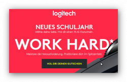 15,- € Gutschein mit einem MBW von 59,- € @Logitech