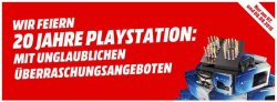 20 Jahre Playstation mit Unglaublichen Überraschungsangebote @MediaMarkt