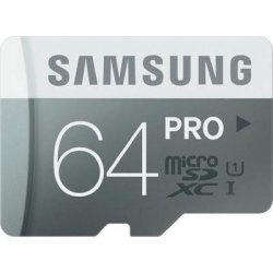 Samsung microSDXC Pro – 64 GB Speicherkarte für 24,44€ inkl. Versand [idealo 40,76€] @Conrad