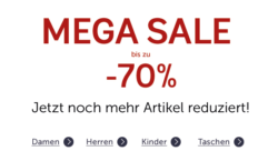 Mirapodo Mega-Sale mit bis zu 70% Rabatt + 20% Extra-Rabatt auf fast alles einlösbar