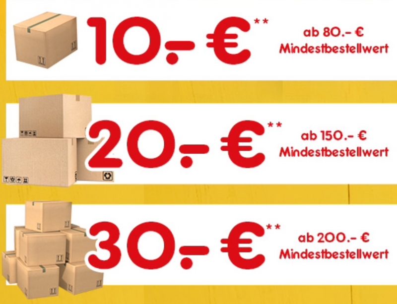 10€ 20€ 30€ Netto-online Gutscheine - Liveshopping-Aktuell