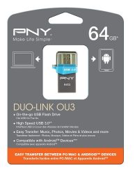 Amazon: PNY OTG Duo-Link USB-Stick 64GB für nur 19,50 Euro statt 41,28 Euro bei Idealo