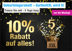 Garten Xxl 10 Rabatt Auf Alles Durch Gutscheincode Ohne Mbw