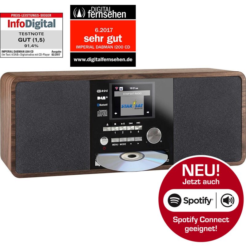 DABMAN i200 CD & DAB+ Stereo Radio mit