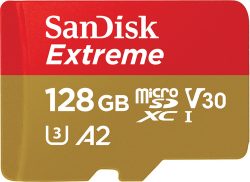 SanDisk Extreme microSDXC UHS-I Speicherkarte 128 GB + Adapter & Rescue Pro Deluxe für 16,99 € (23,94 € Idealo) @Amazon