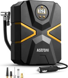 Amazon: AstroAI 12V Kompressor bis 150 PSI mit Abschaltautomatik mit Coupon und Gutschein für nur 15,59 Euro statt 25,99 Euro