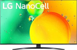 LG 50NANO766QA NanoCell 50 Zoll, 4K UHD, Active HDR und HDR10 Pro, Triple Tuner Smart TV webOS22 mit LG ThinQ für 399 € (468,80 € Idealo) @Saturn...