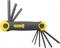 Stanley 2-69-265 Sechskant-Stiftschlüssel-Set 9-teilig Zollmaße für 8,74 € (17,39 € Idealo) @Amazon