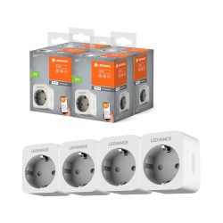 4er-Pack LEDVANCE Smart+ Wifi Plug Steckdosen steuerbar per App, Fernbedingung, Alexa und Google für 30,99 € (40,99 € Idealo) @Amazon