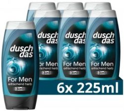 Amazon: Duschdas For Men Duschgel 6x 225 ml für nur 5,64 Euro statt 10,89 Euro bei Idealo