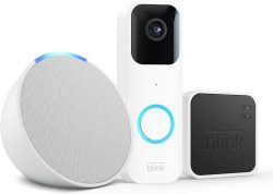 Blink Video Doorbell HD-Video Türklingel + Sync Module 2 + Echo Pop für 44,99 € (109,89 € Idealo) @Amazon Prime