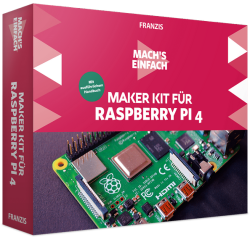 Franzis Sommer Sale 2024 z.B. Maker Kit für Raspberry Pi 4 – Mach’s einfach für 18,95 € (29,98 € Idealo)