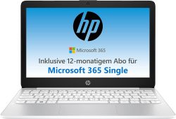HP Stream 11 Laptop mit 11,6 Zoll HD Display, Intel Celeron N4120, 4GB DDR4 RAM, 64GB eMMC, Win11 S-Mode für 149 € (234,10 € Idealo) @Amazon