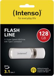 Intenso Flash Line USB 3.2 128GB Speicherstick für 7 € (15,48  € Idealo) @eBay