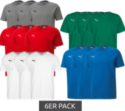 Outlet46: 6er Pack Puma TeamGOAL 23 Casual T-Shirts 100% Baumwolle in 5 Farben für nur 39,98 Euro statt 65,88 Euro bei Idealo