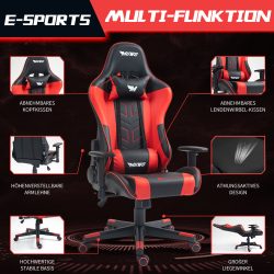 MUWO DEV1L E-Sports Gamingstuhl in 5 Farben für 79,79 € (119,94 € Idealo) @SportSpar